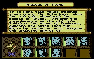 Dragons of Flame screenshot 3 for Commodore 64